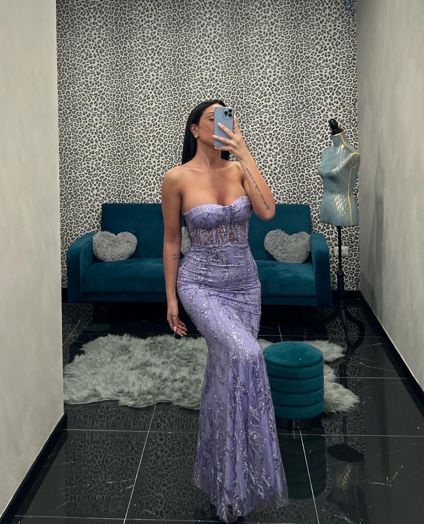 Dress party lilla