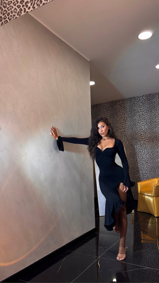 Long dress ROUGES black